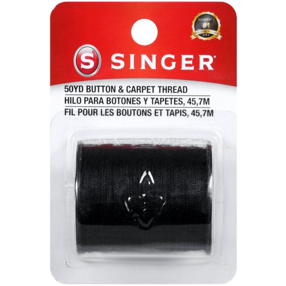 SINGER Button & Carpet Thread 50yd