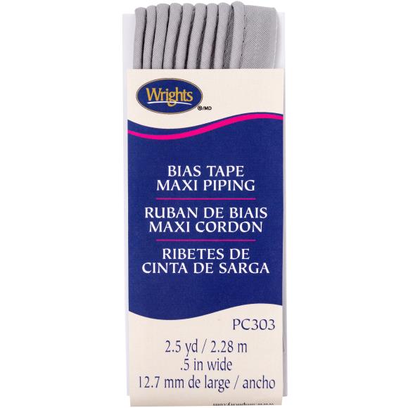 Wrights Bias Tape Maxi Piping .5"X2.5yd