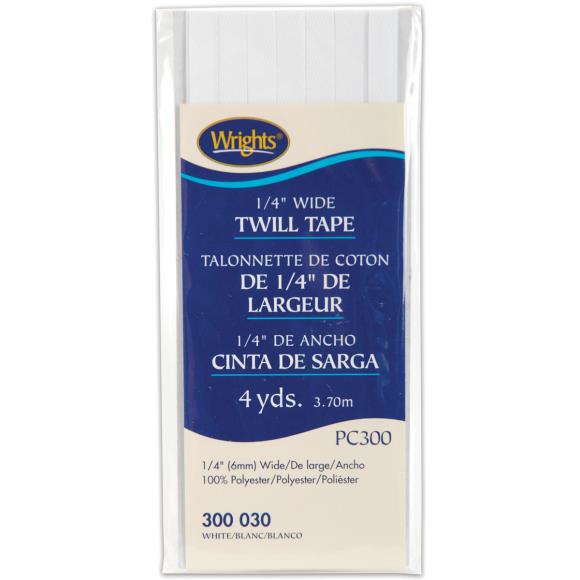 Wrights Twill Tape .25"X4yd