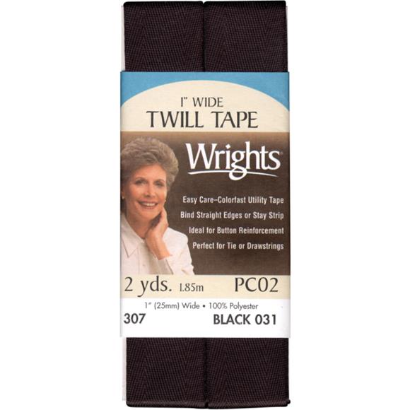 Wrights Twill Tape 1"X2yd