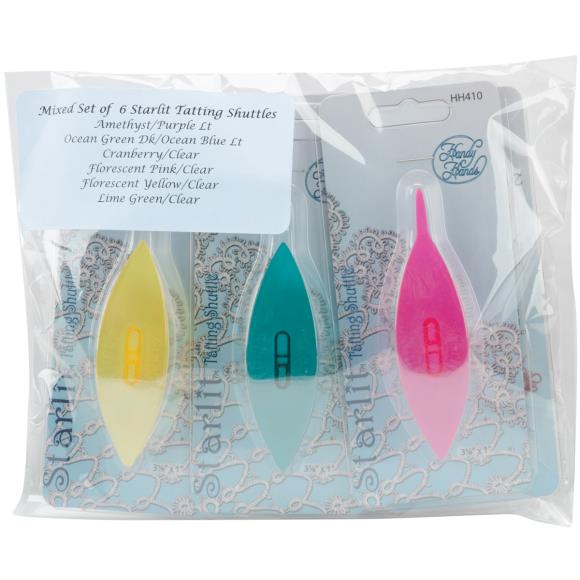 Handy Hands Starlit Tatting Shuttle Assortment 6/Pkg