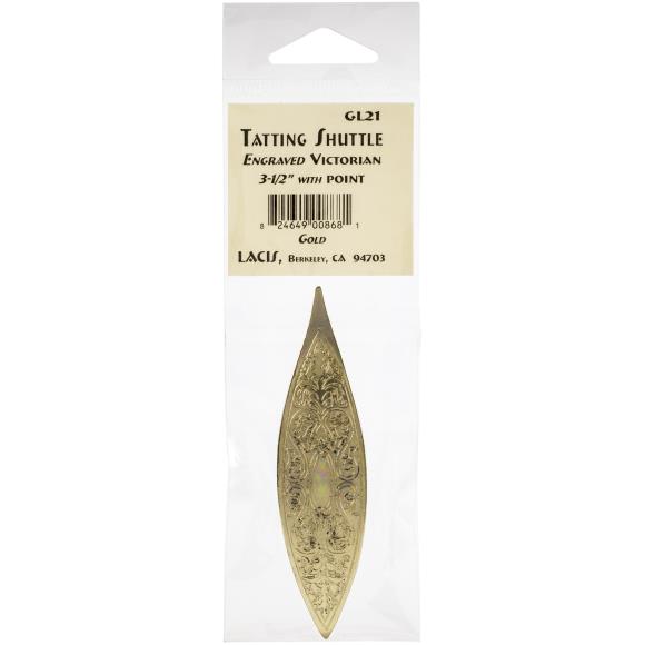 Lacis Victorian Engraved Tatting Shuttle