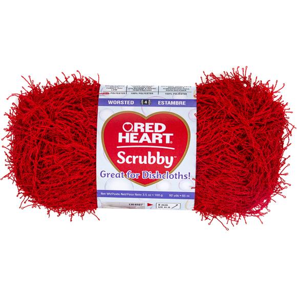 Red Heart Scrubby Yarn