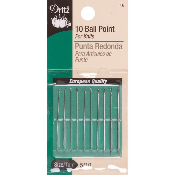 Dritz Ball Point Hand Needles 10/Pkg