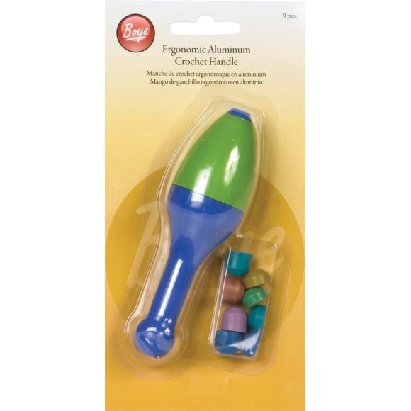 Boye Crochet Dude Ergonomic Aluminum Crochet Handle