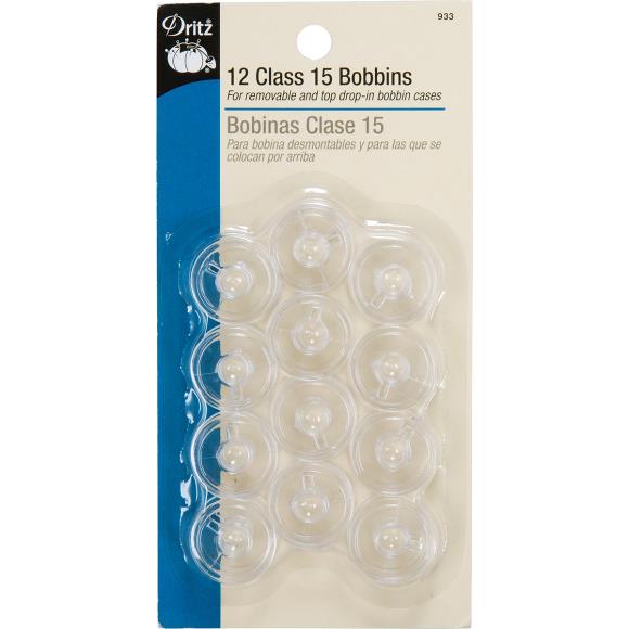 Dritz Class 15 Bobbins 12/Pkg