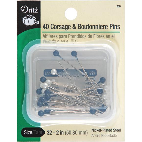 Dritz Corsage & Boutonniere Pins 40/Pkg
