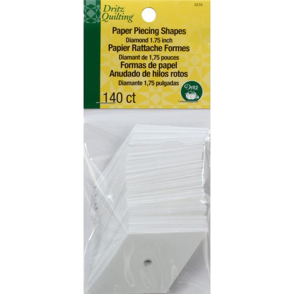 Dritz Quilting Paper Piecing 60 Degree Diamond 140/Pkg