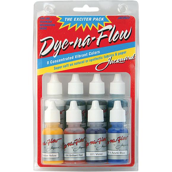 Jacquard Dye-Na-Flow Mini Exciter Pack .5oz 8/Pkg