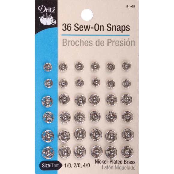 Dritz Sew-On Snaps 36/Pkg