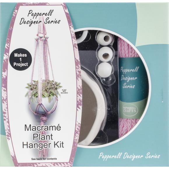 Pepperell Designer Series Macrame Plant Hanger Kit
