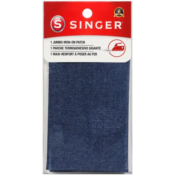 SINGER Iron-On Jumbo Patch 8"X10" 1/Pkg