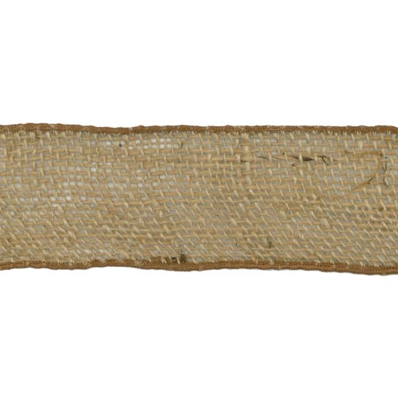 May Arts Wired Burlap Ribbon 2-1/2"X10yd
