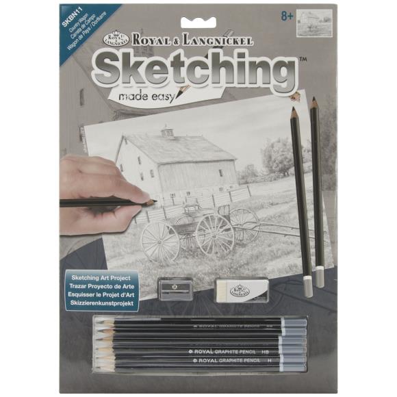 Royal & Langnickel® Sketching Made Easy Kit 9"X12"