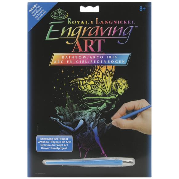 Royal & Langnickel® Rainbow Foil Engraving Art Kit 8"X10"