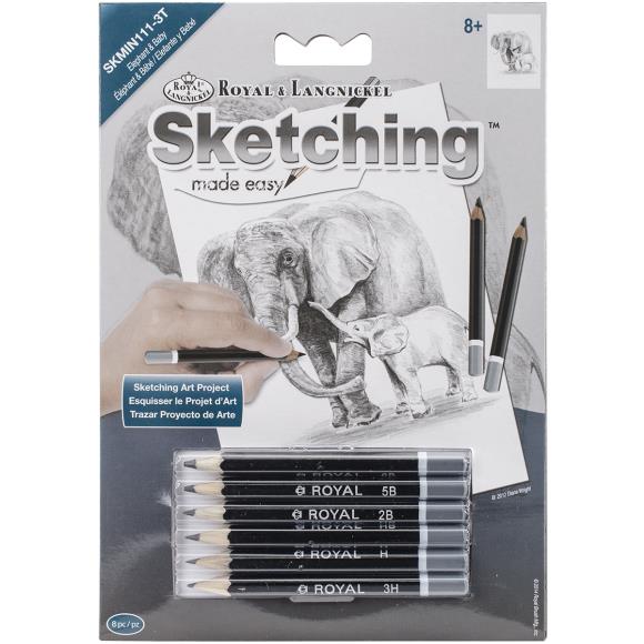 Royal & Langnickel® Sketching Made Easy Kit 5"X7"