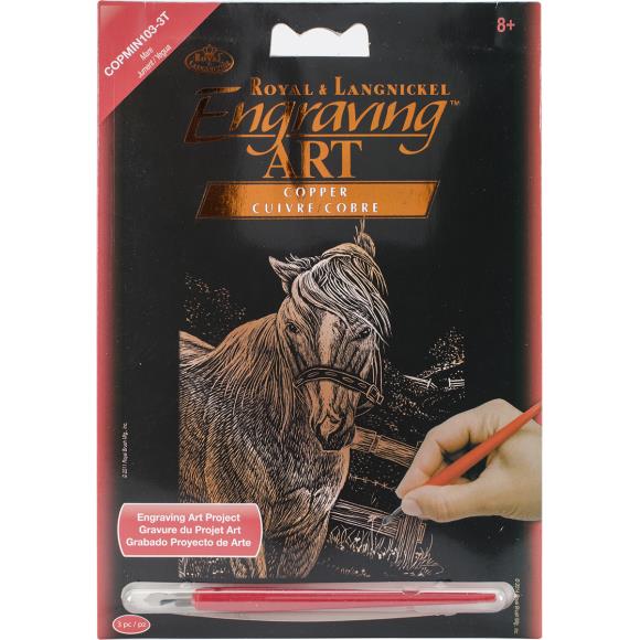 Royal & Langnickel® Copper Foil Engraving Art Kit 5"X7"