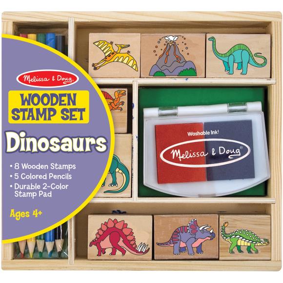 Melissa & Doug Wooden Stamp Set