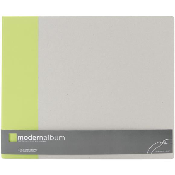 American Crafts Modern D-Ring Album 12"X12"