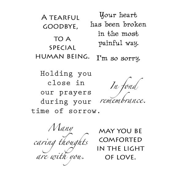Words To The Rescue Clear Stamps 8"X4.5"