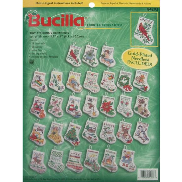 Bucilla Counted Cross Stitch Kit 3.5" 30/Pkg