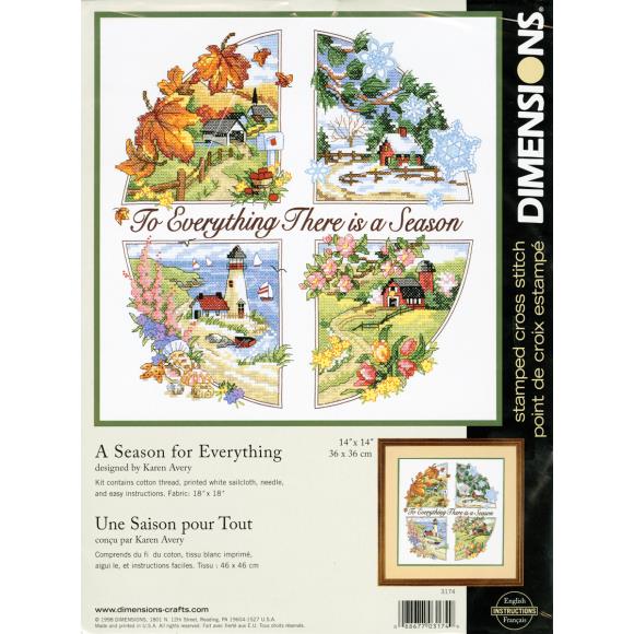 Dimensions Stamped Cross Stitch Kit 14"X14"