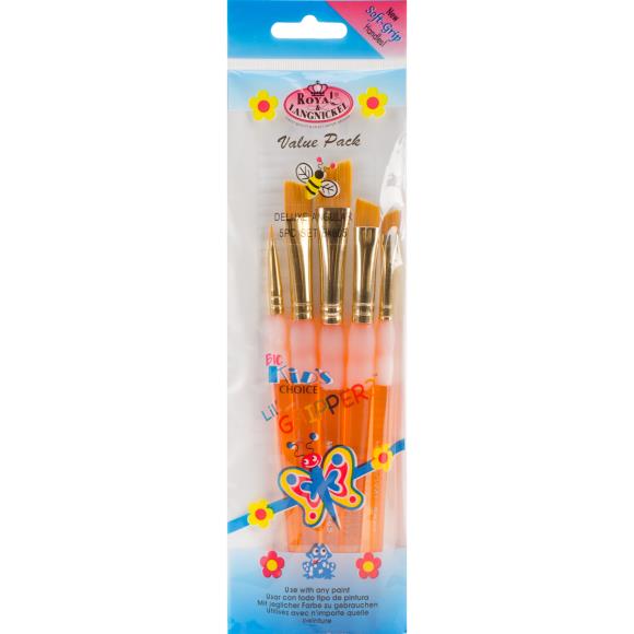 Royal & Langnickel Big Kid's Choice Value Brush Set 5/Pkg