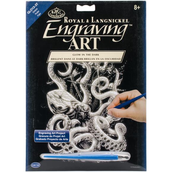 Royal & Langnickel® Glow In The Dark Foil Engraving 8"X10"