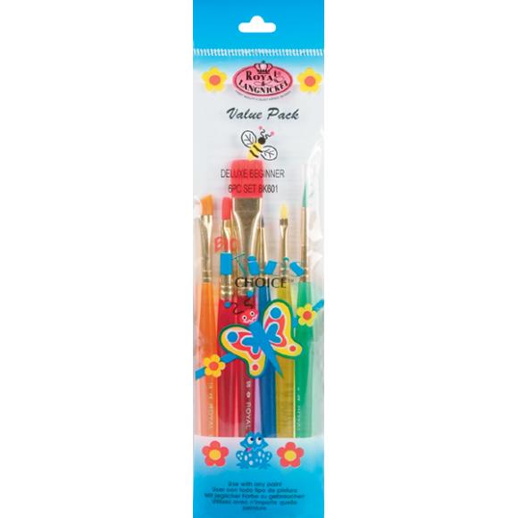 Royal & Langnickel Big Kid's Choice Beginner Brush Set 6/Pkg