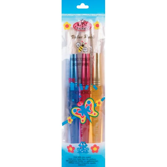 Royal & Langnickel Big Kid's Choice Toddler Brush Set 3/Pkg