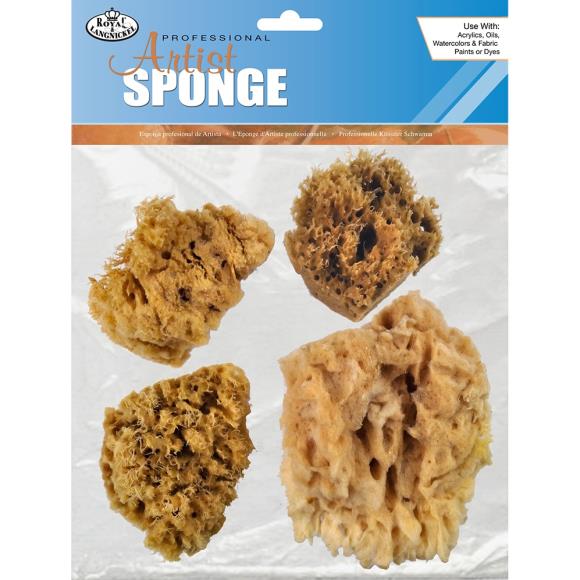 Royal & Langnickel® Natural Ocean Artist Sponges 4/Pkg