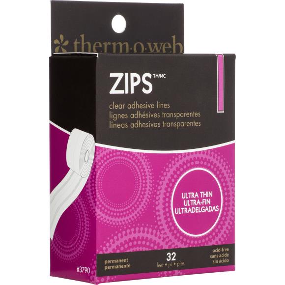 Thermoweb Zips Clear Adhesive Lines