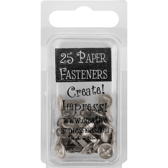 Creative Impressions Metal Paper Fasteners 10mm 25/Pkg