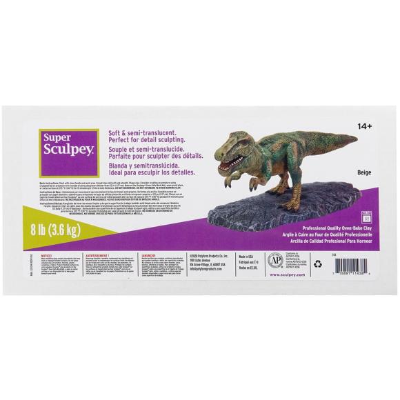 Super Sculpey Polymer Clay 8lb
