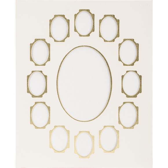 Callen Photo Mat 11"X14" Double W/Multiple Openings