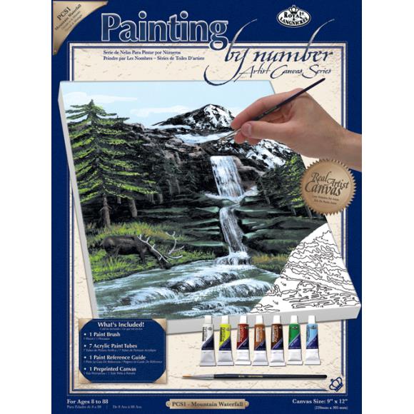 Royal Paint By Number Kit Artist Canvas Series 9"X12"