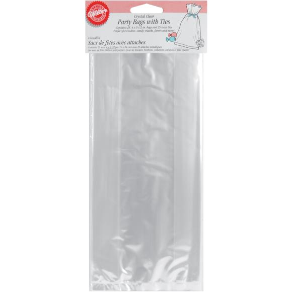 Wilton Party Bags 4"X9.5" 25/Pkg