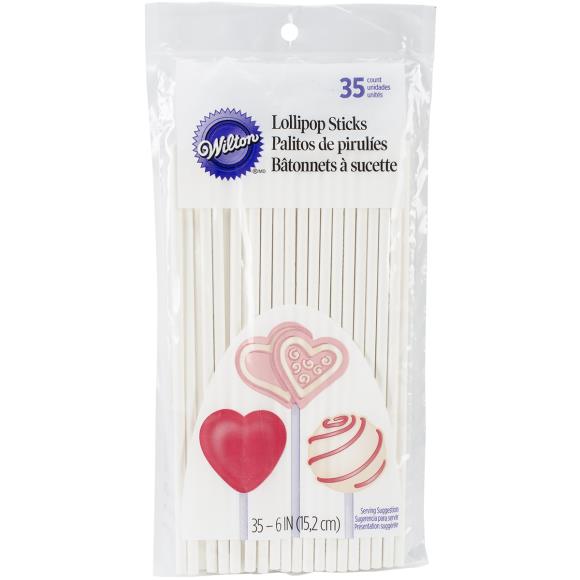 Wilton Lollipop Sticks 35/Pkg