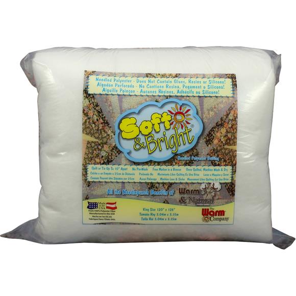 Warm Company Soft & Bright polyester Batting