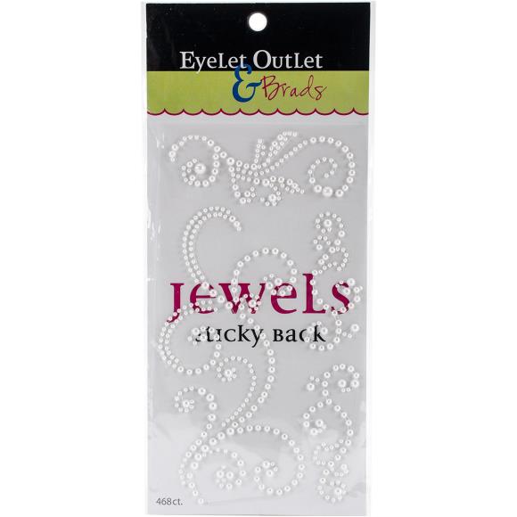 Eyelet Outlet Adhesive Pearl Swirls 468/Pkg