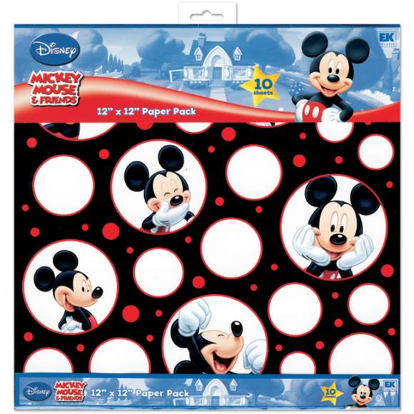 EK Disney Paper Pack 12"X12" 10/Pkg