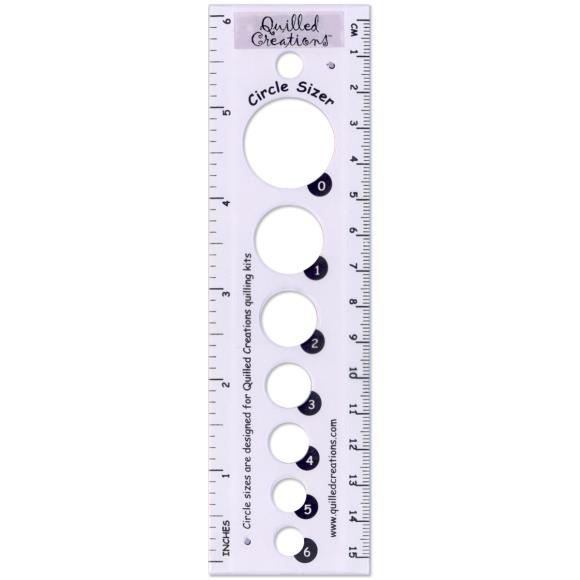 Quilled Creations Circle Sizer Ruler Tool