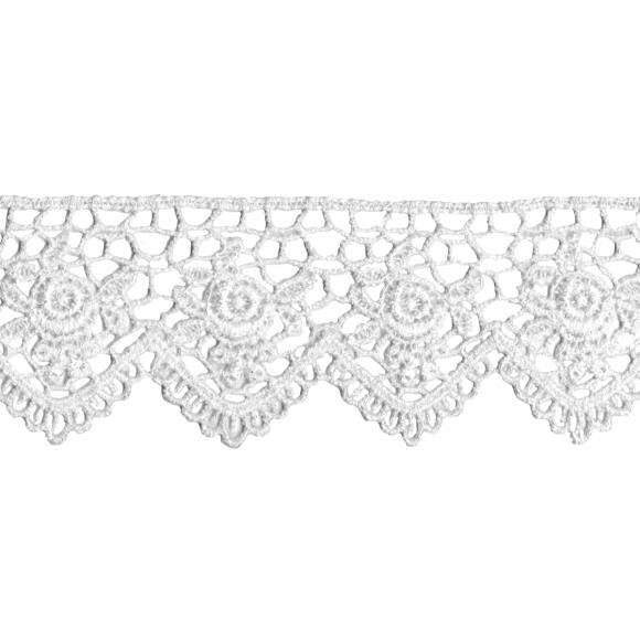 Simplicity Scalloped Rose Venice Lace 1.5"X10yd