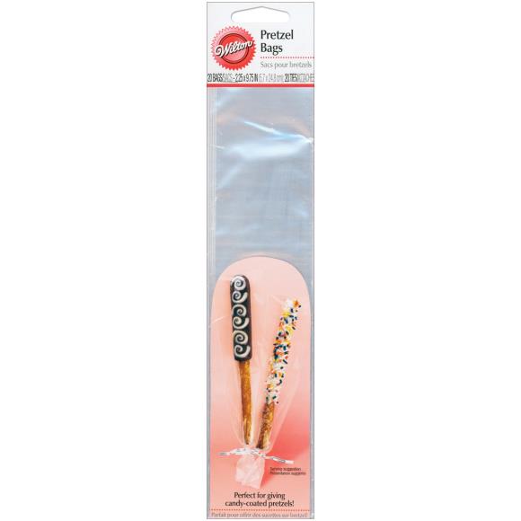 Wilton Pretzel Bags 9.75"X2.25" 20/Pkg