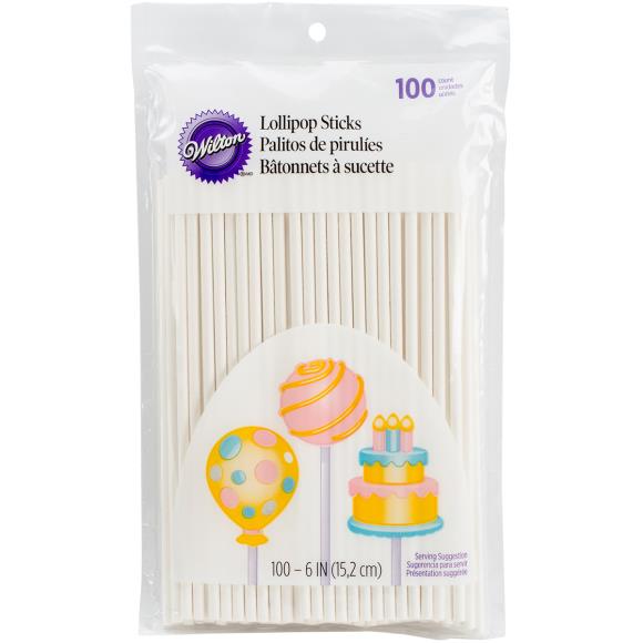 Wilton Lollipop Sticks 100/Pkg