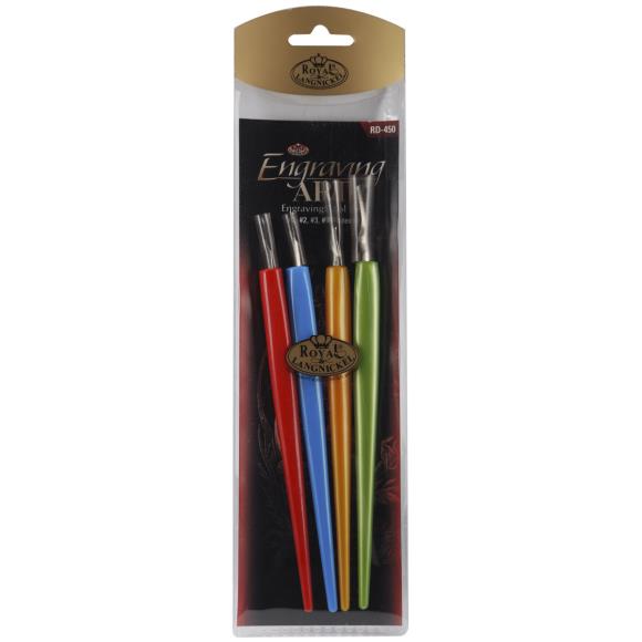 Royal & Langnickel® Foil Engraving Art Scraper Tools 4/Pkg
