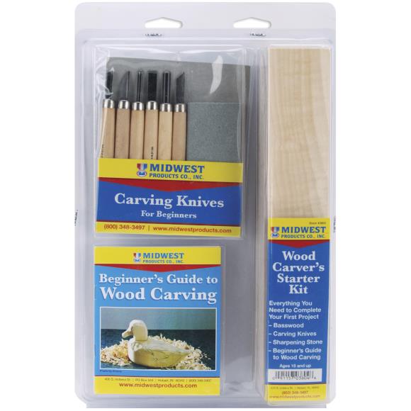 Midwest Products Wood Carver's Starter Kit 8/Pkg