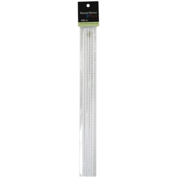 Eyelet Outlet Adhesive Pearl Strips 12" 5/Pkg