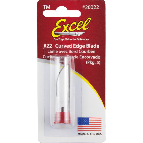 Excel #22 Curved Edge Blade 5/Pkg