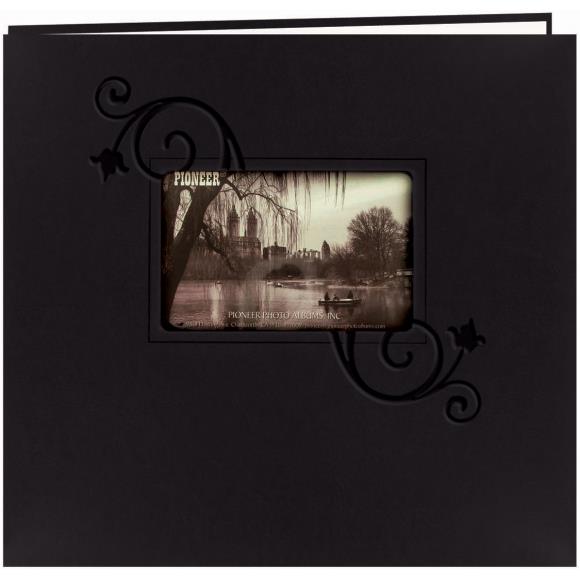 Pioneer Embossed Leatherette Post Bound Album 12"X12"